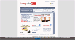 Desktop Screenshot of domenyonline.pl
